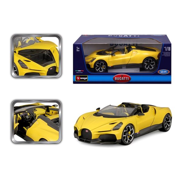 Bugatti W16 MISTRAL CABRIOLET Escala 1:18 - Image 4