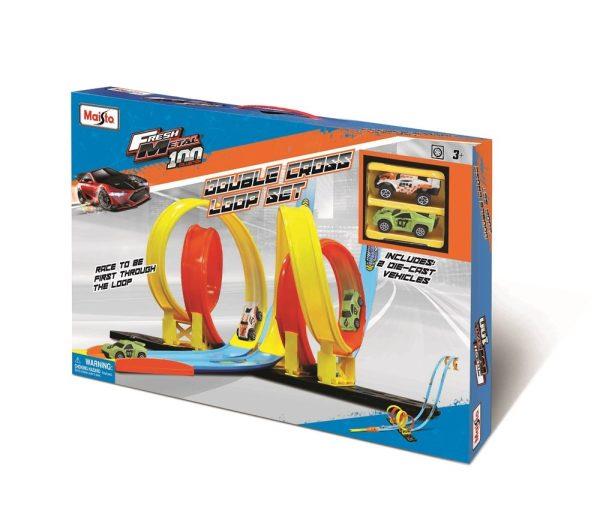 DUAL LOOP TRACK SET INCL. 2 CARROS (7 - Image 2