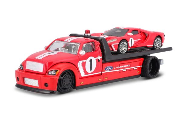 Ford GT HERITAGE EDITION #16 2022 - MAISTO FLATBED Escala 1:64