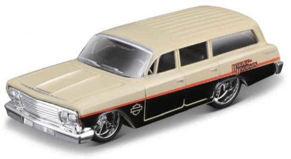 Chevrolet BISCAYNE WAGON 1962 - HARLEY DAVIDSON- Escala 1:64
