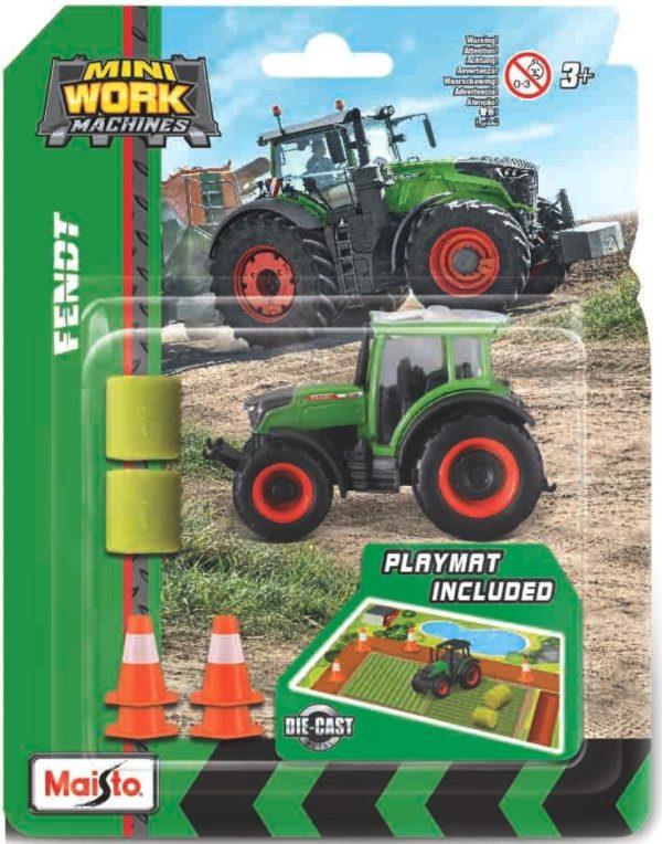 Fendt MINI WORK MACHINES MINI FARM PLAYSET - Escala 3"