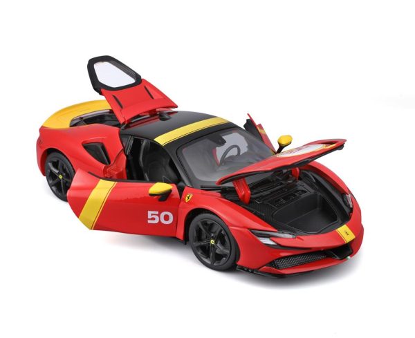 BBURAGO FERRARI Ferrari SF90 STRADALE ASSETTO FIORANO #50 LE MANS LIVERY - Escala 1:18 - Image 3