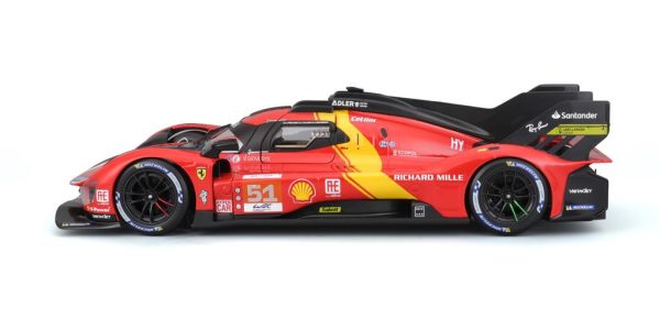 Ferrari 499P #51 CALADO/GIOVINAZZI/PIER GUIDI WINNER 24H LE MANS 2023 Escala -1:18 - Image 4
