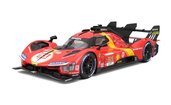 Ferrari 499P #51 CALADO/GIOVINAZZI/PIER GUIDI WINNER 24H LE MANS 2023 Escala -1:18