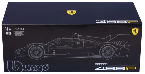 Ferrari 499P #83 KUBICA/YIFEI/SCARCMAN LMS HYPERCAR 24H LE MANS 2024 (Acrylic Case+Stand) Escala - 1:18 - Image 2