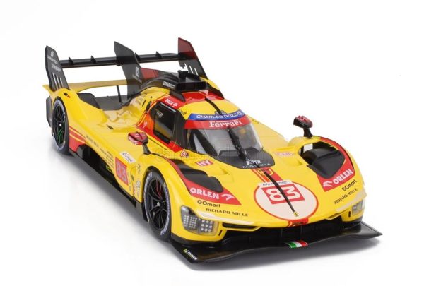 FERRARI 499P 3.0L TURBO V6 TEAM AF CORSE #83 24h LE MANS 2024 - Escala 1:18