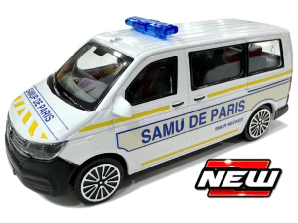 VW T6.1 TRANSPORTER - SAMU DE PARIS 2020 Escala 1:43