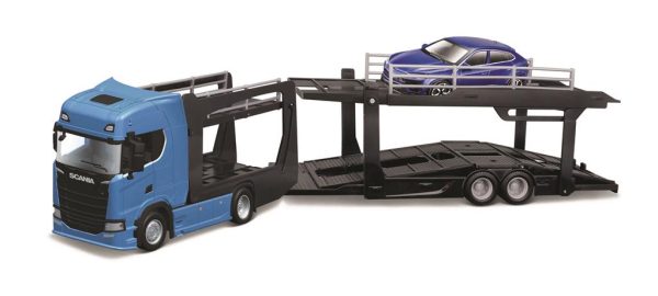 Scania S730 HIGHLINE CAB CAR CARRIER + LAMBORGHINI URUS - Escala 1:43