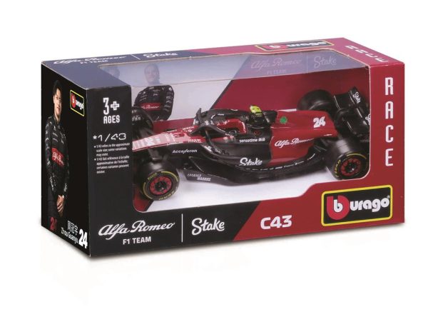 Alfa Romeo F1 C43 #77 VALTTERI BOTTAS 2023 - Escala 1:43 - Image 2