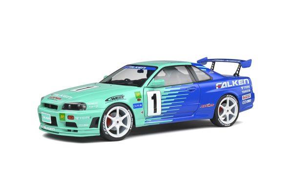 Nissan E34 GTR Skyline #1 Falken Drift Livery 1999 - Escala 1:18