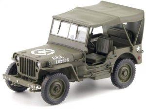 Jeep WILLYS US ARMY SOFT TOP 1945 - Escala 1:18