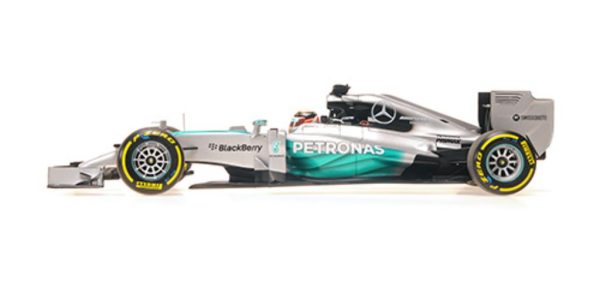 Mercedes Benz AMG PETRONAS F1 TEAM W05 #44 LEWIS HAMILTON WORLD CHAMPION 2014 Escala - 1:18 - Image 3