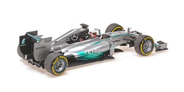 Mercedes Benz AMG PETRONAS F1 TEAM W05 #44 LEWIS HAMILTON WORLD CHAMPION 2014 Escala - 1:18 - Image 4