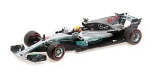 Mercedes Benz AMG PETRONAS FORMULA ONE TEAM F1 W08 EQ POWER+ #44 LEWIS HAMILTON WORLD CHAMPION 2017 Escala - 1:18
