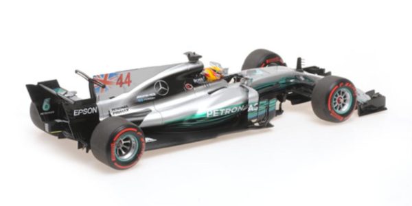 Mercedes Benz AMG PETRONAS FORMULA ONE TEAM F1 W08 EQ POWER+ #44 LEWIS HAMILTON WORLD CHAMPION 2017 Escala - 1:18 - Image 2