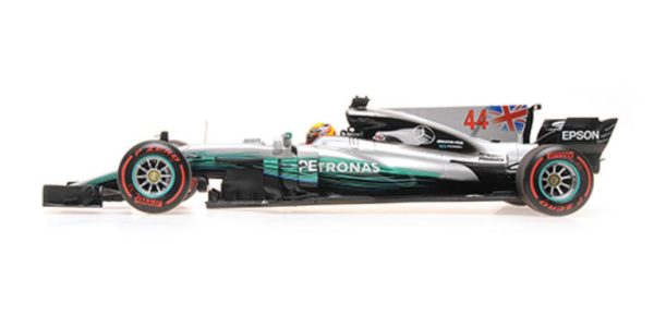 Mercedes Benz AMG PETRONAS FORMULA ONE TEAM F1 W08 EQ POWER+ #44 LEWIS HAMILTON WORLD CHAMPION 2017 Escala - 1:18 - Image 3