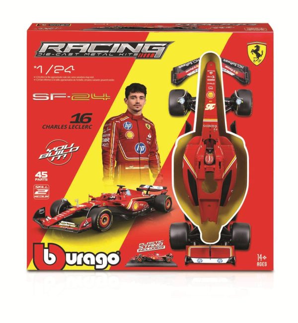 Ferrari SF24 #16 CHARLES LECLERC 2024 - KIT - CB+STAND Escala - 1:24