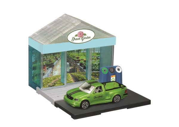 BBURAGO CITY "GARDEN HOUSE" + 1 CAR "KIT" Escala 1:43