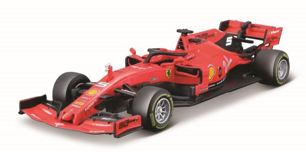 Ferrari SCUDERIA F1 #5 SEBASTIAN VETTEL  CAR 2019 - Escala 1:43