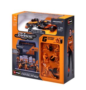 Mclaren MCL 38 #81 OSCAR PIASTRI 2024 - PIT PASS SET Escala -1:43