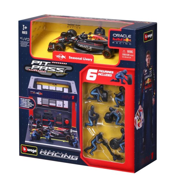 Red Bull RB20 #1 MAX VERSTAPPEN 2023 - PIT PASS SET Escala -1:43 - Image 2