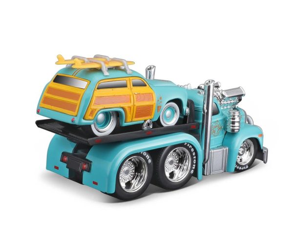 Mack B-61 FLATBED 1953 + FORD WOORDY 1950 - Escala 1:64 - Image 3