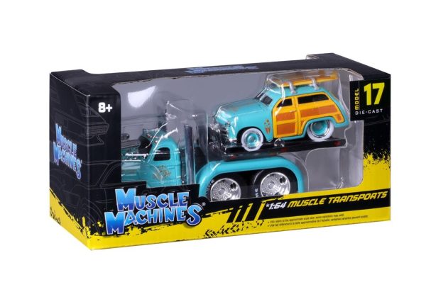Mack B-61 FLATBED 1953 + FORD WOORDY 1950 - Escala 1:64 - Image 4