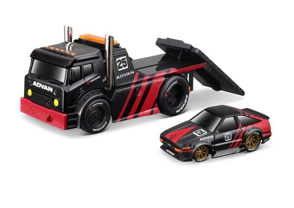 JDM FLADBED + Toyota TRUENO SPRINTER (AE86) #25 1983 Escala - 1:64