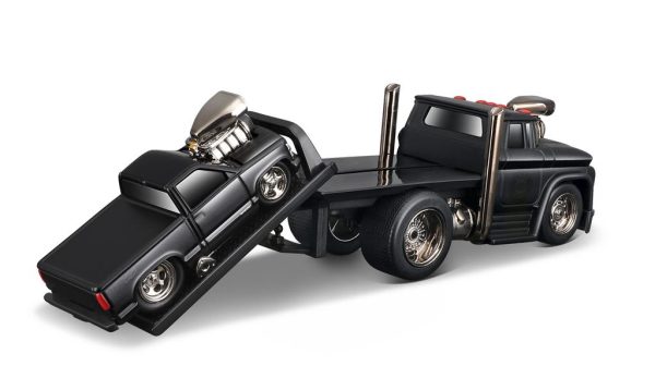 Chevrolet C60 1966 Flatbed + Chevrolet 454 ss Pick up 1993 -Escala  1:64 - Image 2