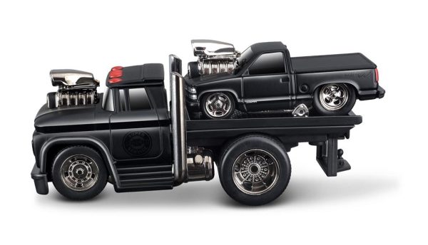 Chevrolet C60 1966 Flatbed + Chevrolet 454 ss Pick up 1993 -Escala  1:64