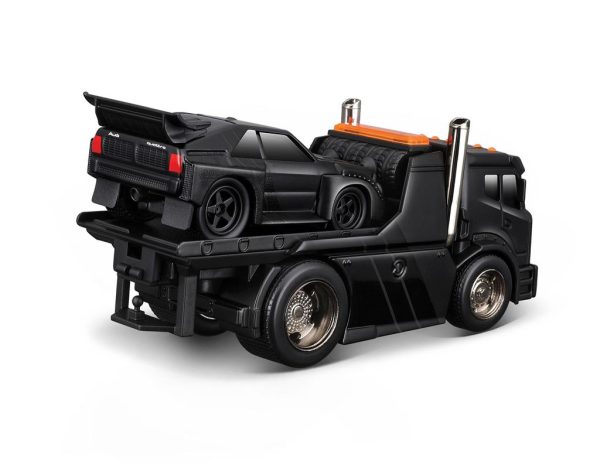 JDM FLATBED + AUDI SPORT QUATTRO S1 E2 1986 Escala -1:64 - Image 3