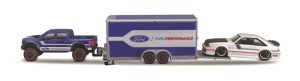 Ford F-150 SVT RAPTOR - CAR TRAILER - FORD SVT COBRA 1993 - Escala 1:64