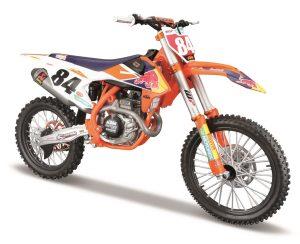 Ktm 450 SX-F #84 JEFFREY HERLINGS (DUTCH RIDER) RED BULL KTM SUPERCROSS - Escala 1:6