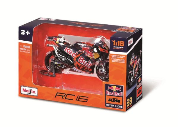 Ktm RC16 RED BULL KTM FACTORY RACING #33 BRAD BINDER 2023 Escala -1:18 - Image 2
