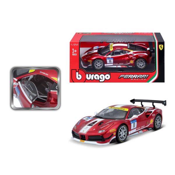 Ferrari 488 CHALLENGE #11 FORMULA RACING 2017 - Escala 1:24 - Image 2