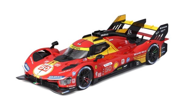 Ferrari 499P #50 FUOCO/NIELSEN/MOLINA WINNER 24H LE MANS 2024 Escala - 1:24