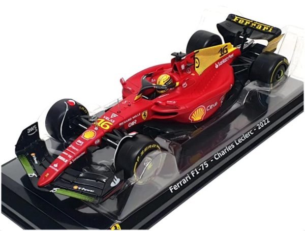 Ferrari F1-75 #16 CHARLES LECLERC 2022 - Monza Livery 75th ANNIVERSARY SPECIAL VERSION Escala 1:24