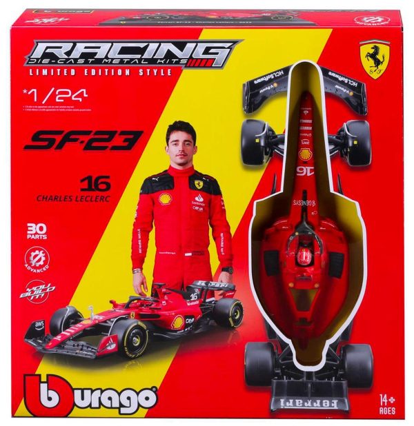 Ferrari SF23 #16 CHARLES LECLERC 2023 - WITH HELMET - KIT Escala - 1:24