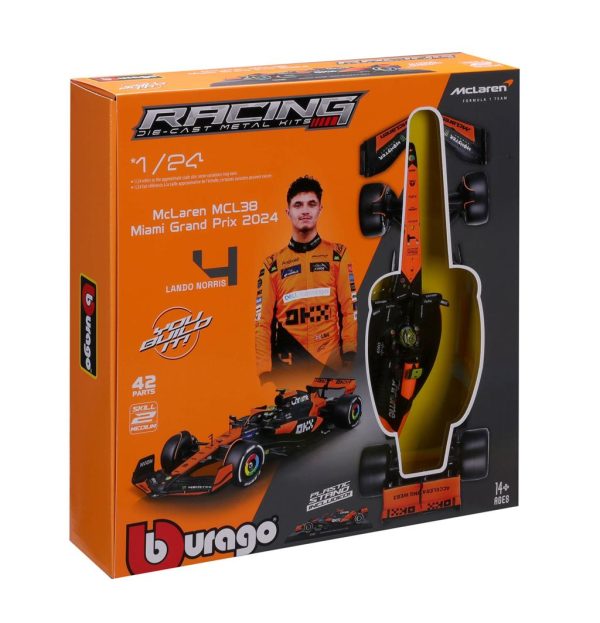 Mclaren MCL38 #4 LANDO NORRIS 2024 - KIT - CB+STAND Escala - 1:24 - Image 2