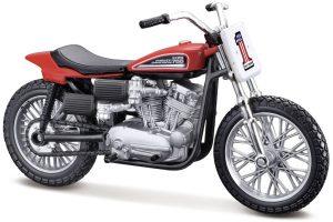HARLEY-DAVIDSON 1972 XR750 RACING BIKE - Escala 1:18