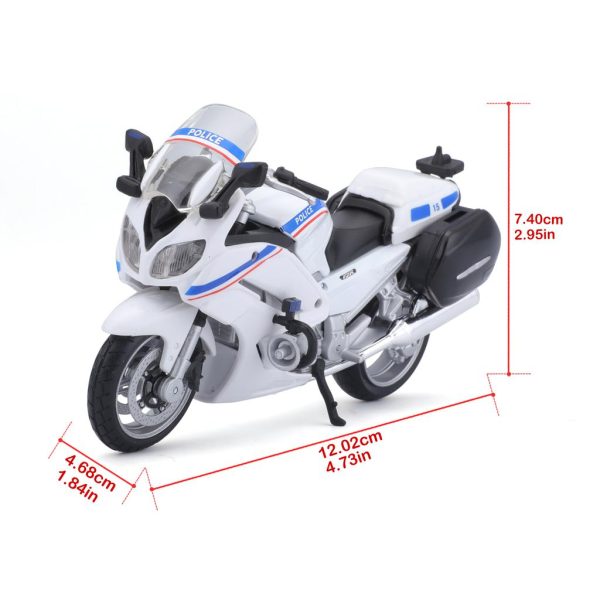 YAMAHA FJR 1300A 'POLICE' AUTHORITY FRANCE NATIONAL Escala -1:18 - Image 2