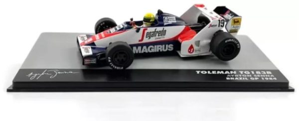TOLEMAN TG183B #19 AYTRON SENNA BRASILIEN GP FORMUL 1 1984 Escala - 1:43 - Image 4