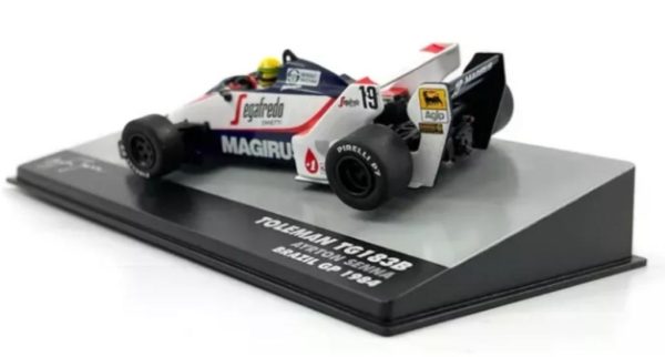 TOLEMAN TG183B #19 AYTRON SENNA BRASILIEN GP FORMUL 1 1984 Escala - 1:43 - Image 3