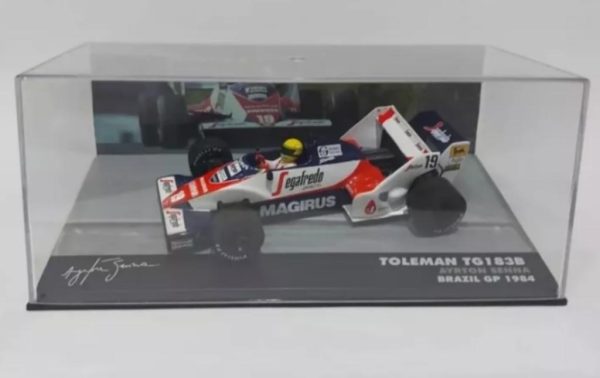 TOLEMAN TG183B #19 AYTRON SENNA BRASILIEN GP FORMUL 1 1984 Escala - 1:43 - Image 2
