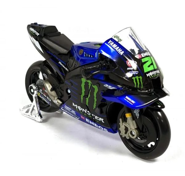 Yamaha YZR-M1 YAMAHA FACTORY RACING #21 FRANCO MORBIDELLI 2022 - Escala 1:18