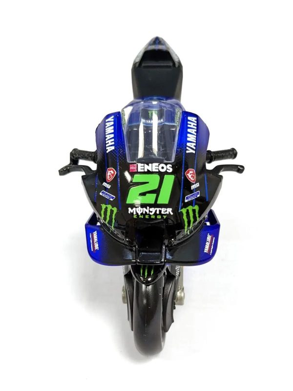 Yamaha YZR-M1 YAMAHA FACTORY RACING #21 FRANCO MORBIDELLI 2022 - Escala 1:18 - Image 2