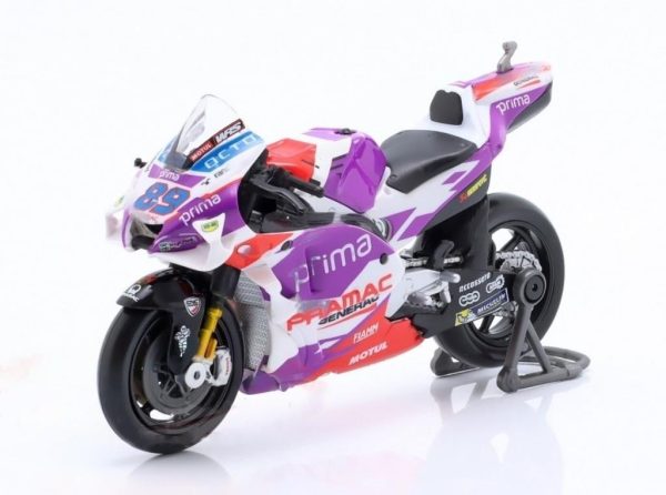 Ducati DESMOSEDICI PRAMAC RACING #89 JORGE MARTIN MOTO GP 2022 - Escala 1:18