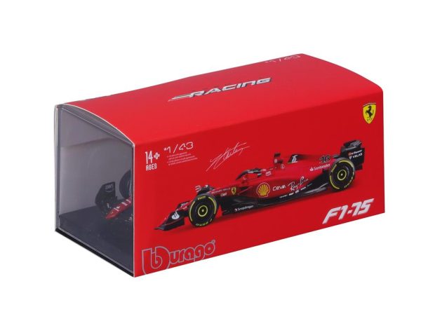 Ferrari F1-75 #16 CHARLES LECLERC 2022 WITH HELMET - Monza Livery 75th ANNIVERSARY VERSION - Escala 1:43 - Image 2