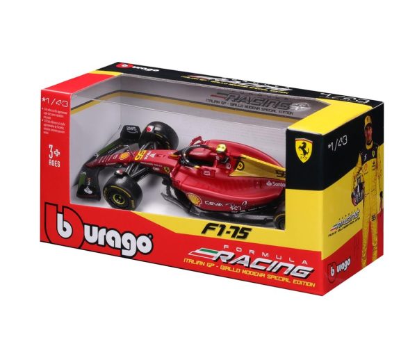 Ferrari F1-75 #55 CARLOS SAINZ 2022 - Monza Livery 75th ANNIVERSARY VERSION - Escala 1:43 - Image 3