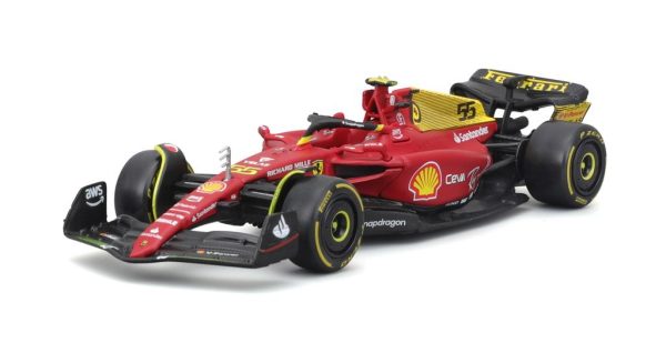 Ferrari F1-75 #55 CARLOS SAINZ 2022 - Monza Livery 75th ANNIVERSARY VERSION - Escala 1:43